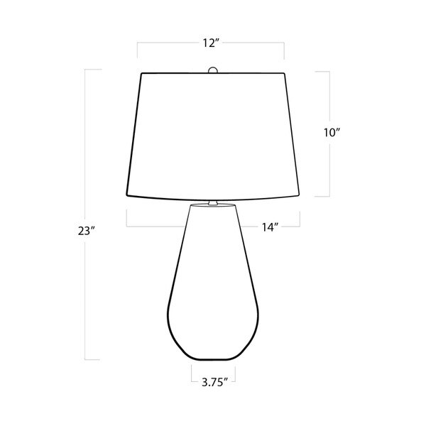 Cassia Chevron Table Lamp
